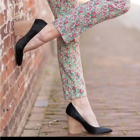 J CREW Floral Toothpick Ankle Jeans sz 25 - Picture 3 of 7